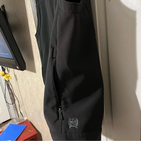 CINCH Vest Men's XL Bonded Black Concealed Carry Inner Pockets Western - Picture 8 of 13